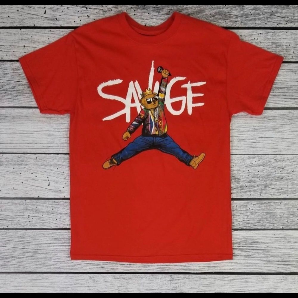 Red Savage Bear Tshirt